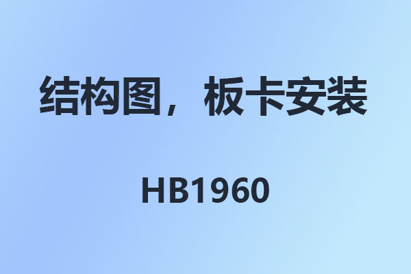 國威HB1960,數字程控交換機,結構圖,板卡安裝配置說明,模塊參數