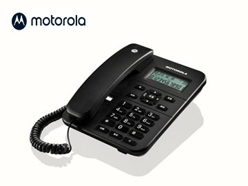 摩托羅拉CT202C電話機,免電池電話機,辦公座機電話,免提電話