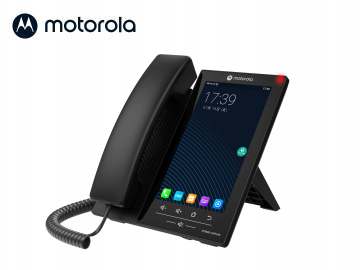 摩托羅拉IP9980-20PGW,7英寸20線路,WiFi雙模千兆觸摸屏可視電話機