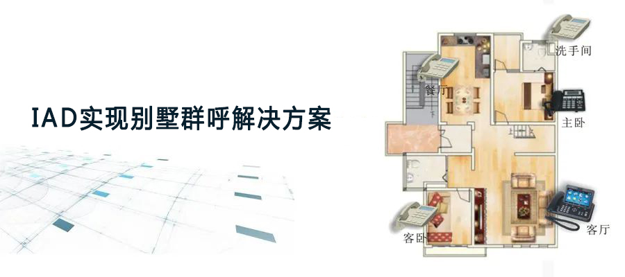 國威IAD實(shí)現(xiàn)別墅群呼解決方案