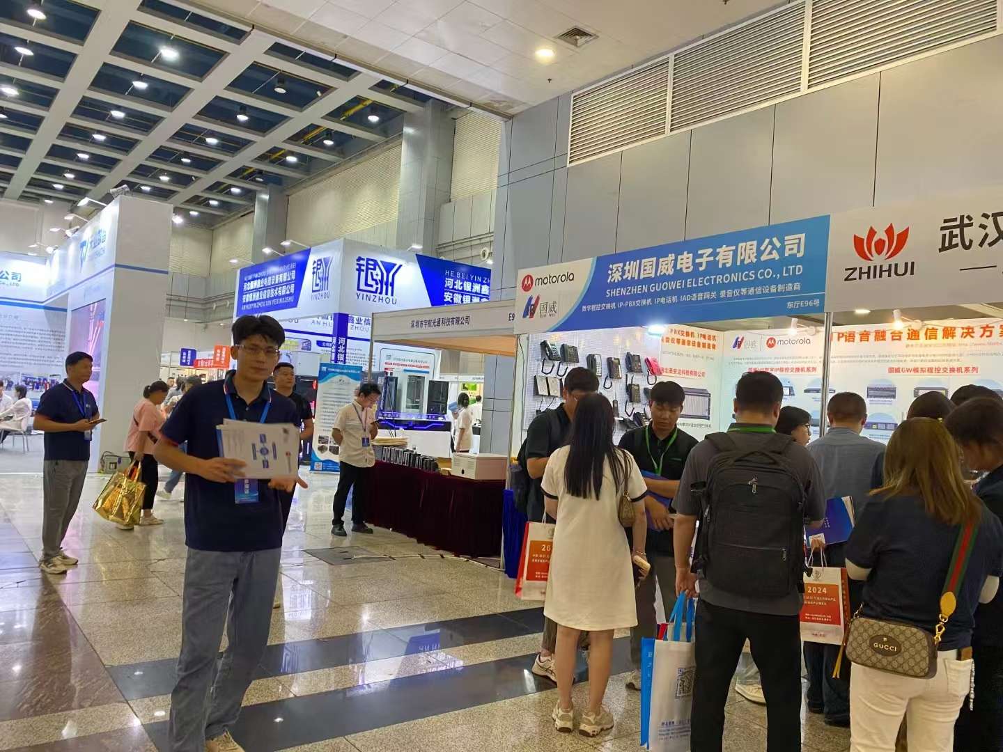 國威程控交換機武漢安博會展會圖片 國威程控交換機武漢安博會展會圖片